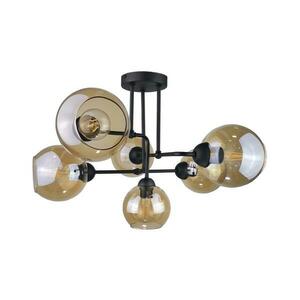 Keter Lighting Felületre szerelhető csillár MONDE BLACK 6xE27/60W/230V kép