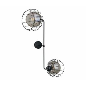 Keter Lighting Fali lámpa SOLO BLACK 2xE27/60W/230V kép