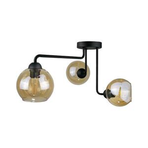 Keter Lighting Felületre szerelhető csillár MONDE BLACK 3xE27/60W/230V kép