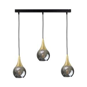 Keter Lighting Csillár zsinóron LACRIMA SMOKY 3xE27/60W/230V kép