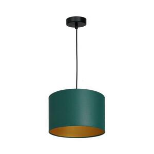 Csillár zsinóron ARDEN 1xE27/60W/230V á. 25 cm zöld/arany kép
