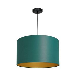 Csillár zsinóron ARDEN 1xE27/60W/230V á. 40 cm zöld/arany kép