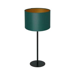 Asztali lámpa ARDEN 1xE27/60W/230V átm. 25 cm zöld/arany kép