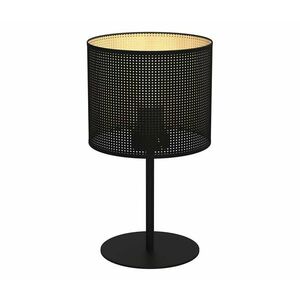 Asztali lámpa LOFT SHADE 1xE27/60W/230V á. 18 cm fekete/arany kép