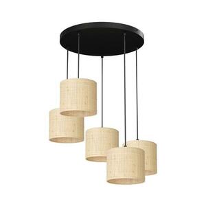 Csillár zsinóron RATTAN 5xE27/60W/230V rattan kép