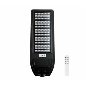 LED Napelemes utcai lámpa VIA 200W/20000 mAh 3, 2V 6000K IP54 + távirányítás kép
