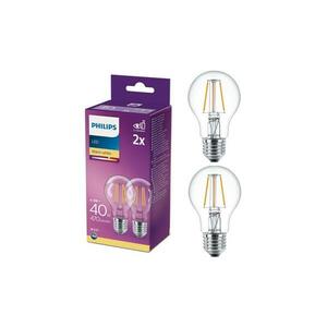 Philips KÉSZLET 2x LED Izzó VINTAGE Philips A60 E27/4, 3W/230V 2700K kép