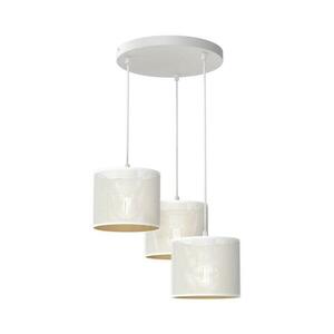 Csillár zsinóron LOFT SHADE 3xE27/60W/230V fehér/arany kép