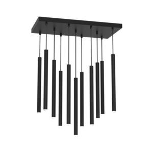 Csillár zsinóron MONZA 11xG9/8W/230V fekete kép
