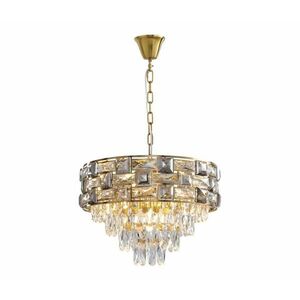 Csillár láncon LUXURIA 9xE14/40W/230V arany kép