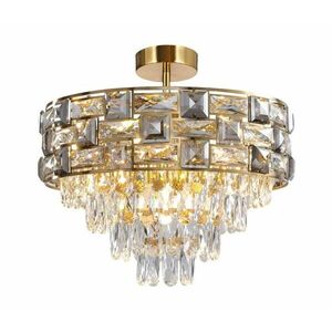 Csillár rúdon LUXURIA 9xE14/40W/230V arany kép