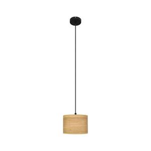 Csillár zsinóron ALBA 1xE27/15W/230V á. 20 cm barna/fekete kép