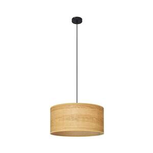 Csillár zsinóron ALBA 1xE27/15W/230V á. 40 cm barna/fekete kép