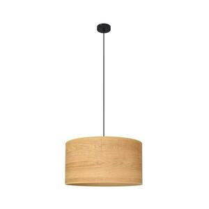 Csillár zsinóron ALBA 1xE27/15W/230V á. 45 cm barna/fekete kép