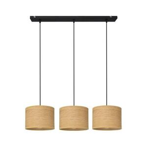 Csillár zsinóron ALBA 3xE27/15W/230V barna/fekete kép