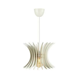 Csillár zsinóron 1xE27/60W/230V fehér átm. 20 cm kép