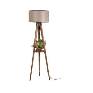 Állólámpa TRIPOD 1xE27/60W/230V bézs/barna kép