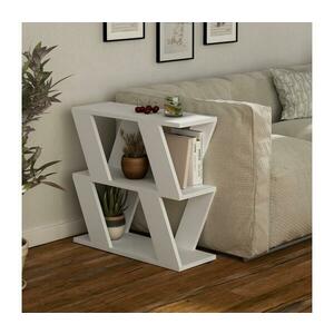 Kisasztal LAZENA 57x60 cm fehér kép