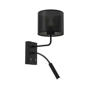 Fali lámpa LOFT SHADE 1xE27/60W+1xG9/8W/230V fekete kép