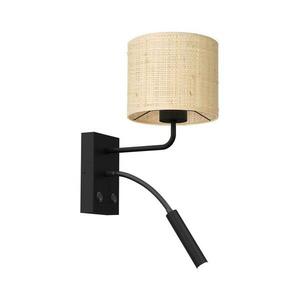 Fali lámpa RATTAN 1xE27/60W+1xG9/8W/230V rattan kép