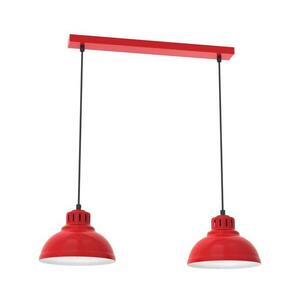 Csillár zsinóron SVEN 2xE27/15W/230V piros kép