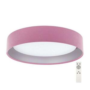 LED Dimmelhető mennyezeti lámpa SMART GALAXY LED/24W/230V rózsaszín/ezüst + távirányító kép
