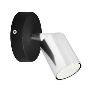 LED Fali spotlámpa TUNE 1xGU10/4, 8W/230V matt króm/fekete kép