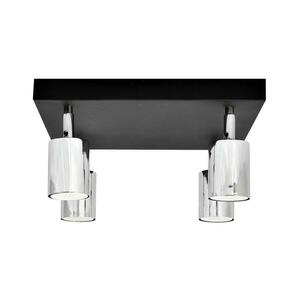 LED Spotlámpa TUNE 4xGU10/4, 8W/230V matt króm/fekete kép