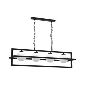 Csillár láncon DIEGO 4xE14/40W/230V fekete kép