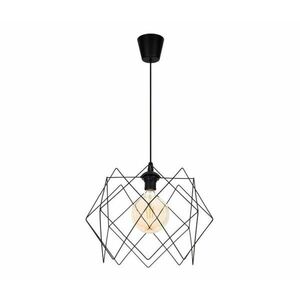 HEXE Csillár zsinóron GALL 1xE27/60W/230V fekete kép