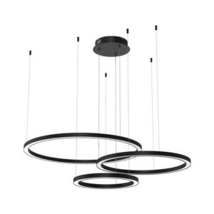 LED Csillár zsinóron GALAXIA LED/85W/230V fekete kép