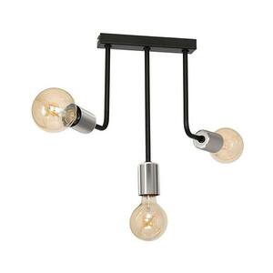 Csillár rúdon CANDELA 3xE27/15W/230V fekete kép