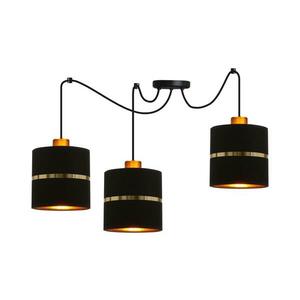 Csillár zsinóron ASSAM 3xE27/60W/230V fekete kép