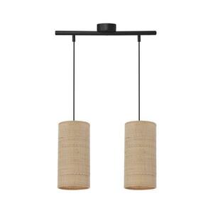 Csillár zsinóron FLERI 2xE27/60W/230V rattan kép