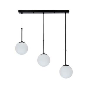 Csillár zsinóron POMPEI 3xE27/40W/230V fekete kép