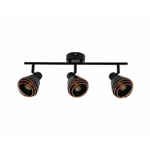 Spotlámpa NERIA 3xE14/40W/230V fekete/réz kép
