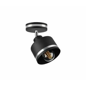 Spotlámpa WAMA 1xE27/40W/230V fekete/matt króm kép