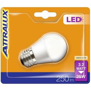 Attralux LED Izzó P45 E27/3, 2W/230V 2700K kép