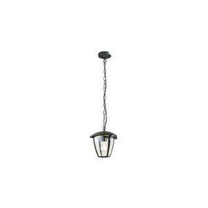 Kültéri csillár láncon SURVA 1xE27/60W/230V IP44 fekete kép