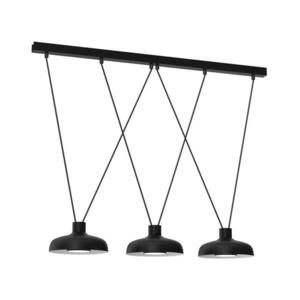 Csillár zsinóron LINEA 3xGX53/12W/230V fekete kép
