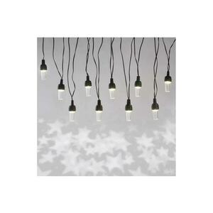 LED Karácsonyi fényfüzér kültéri 10xLED/9, 5 m IP44 hideg fehér kép