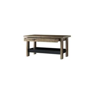 Konsimo Sp. z o.o. Sp. k. Kávésasztal LANDU 50x100 cm barna/fekete kép