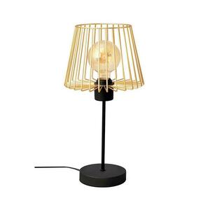 Asztali lámpa TORRI 1xE27/15W/230V arany/fekete kép