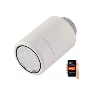 Intelligens termosztatikus fej LCD kijelzővel GoSmart M30x1, 5 2xAA/1, 5V Tuya kép