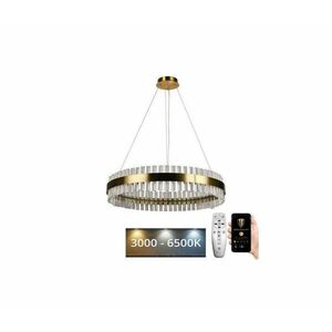LED Dimmelhető kristály csillár zsinóron LED/55W/230V + távirányítás kép