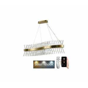 LED Dimmelhető kristály csillár zsinóron LED/95W/230V + távirányítás kép