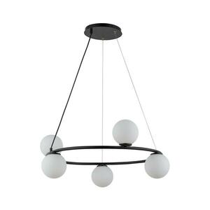 Csillár zsinóron GAMA 5xG9/12W/230V fekete kép