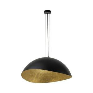 Csillár zsinóron SOLARIS 1xE27/60W/230V fekete/arany kép
