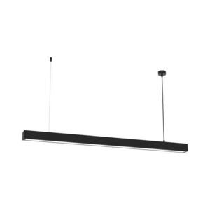 Csillár zsinóron LUNGO T8 1xG13/18W/230V fekete kép
