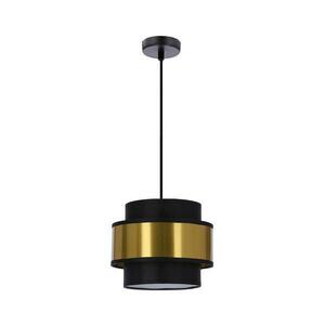 Csillár zsinóron PRESTIGE 1xE27/40W/230V arany/fekete kép